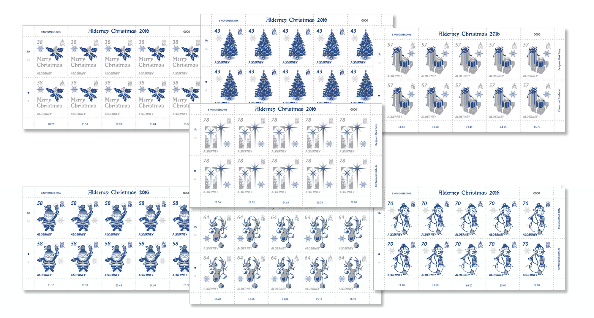Sheets of 10
